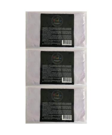 Pack of 3 King of Color Resta Professional Bleaching Powder No Yellow with Violet Pigment Bag 500 g