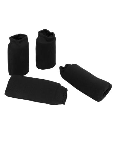 Thumb Ice Sleeves 4Pcs Multipurpose Finger Ice Sleeves for Outdoor (Black)