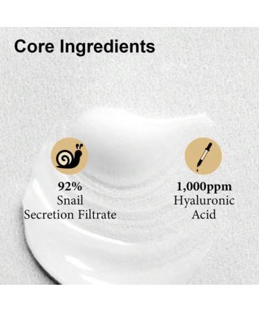 Snail Mucin Power Gel Cream - 92% Moisturizing for Dry Sensitive Skin | Cruelty-Free & Paraben-Free Korean Skincare - Buy Online on GoSupps.com