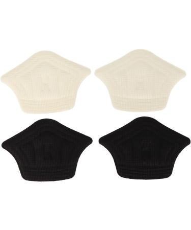 6 Pairs Heel Pads for Shoes | Adhesive Heel Grips & Cushion Inserts for Pain Relief | Blister Protectors for Men & Women (White & Black - Buy Online on GoSupps.com