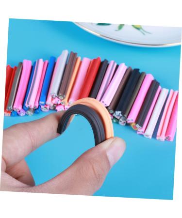 Housoutil 50pcs Diy Nail Art Supplies Scrapbook Nail Art Tips Decoration Claycanes Self Made Nail Stickers Scalp Massager Comb Horn Nail Art Stickers Scatchbook Sticks Manicure Polymer 3d - Buy Online on GoSupps.com