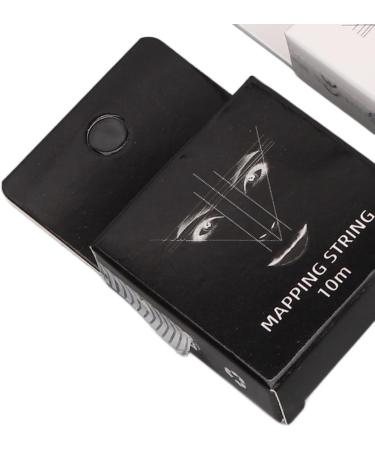  TMISHION Set of 3 pre-inked 10m x 15m eyebrow mapping measuring cords (Black/White/Pink) - Buy Online on GoSupps.com