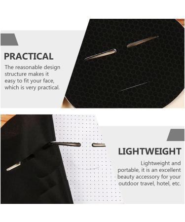 Beaupretty 10pcs DIY Black Facial Sheet - Natural Spa Skin Care Paper for Women & Girls | Disposable Skin Fiber Sheet - Buy Online on GoSupps.com