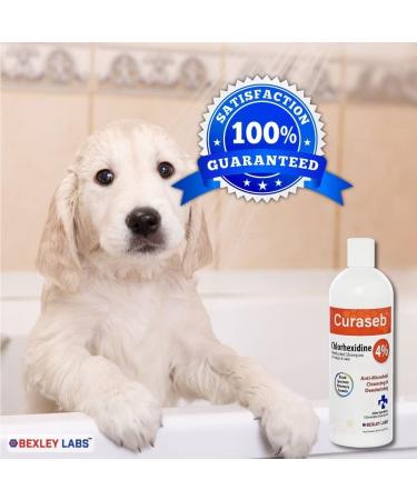 Curaseb Chlorhexidine 4% Shampoo for Dogs & Cats - 12 Oz | Maximum Veterinary Strength Formula - Buy Online on GoSupps.com