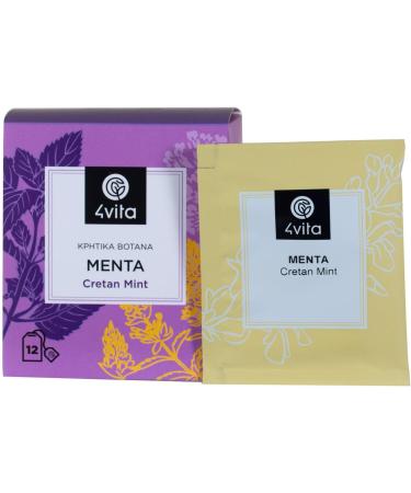 Greek Herbal Tea Mint by 4Vita 12(sachets) - Buy Online on GoSupps.com