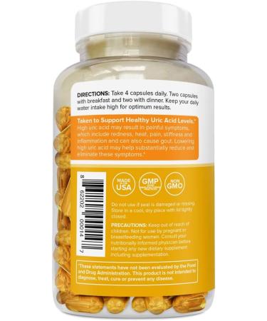 Inflamazol Uric Acid Cleanse & Joint Support - 120 Vegetarian Capsules - Buy Online on GoSupps.com