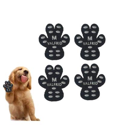 Valfrid anti-slip Paw protection for dogs 40 pieces self-adhesive silicone gel resistant non-slip traction dog shoes dog shoes replace M 40 pieces M-3.8*4.4cm (5-9kg)