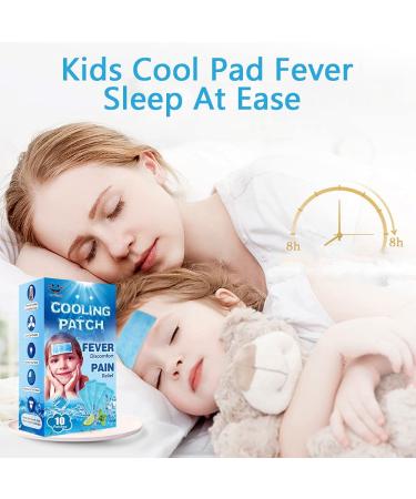 EasYeah Kids Cooling Patches for Fever Relief - 10 Sheets, Soothes Pain & Headaches - Buy Online on GoSupps.com
