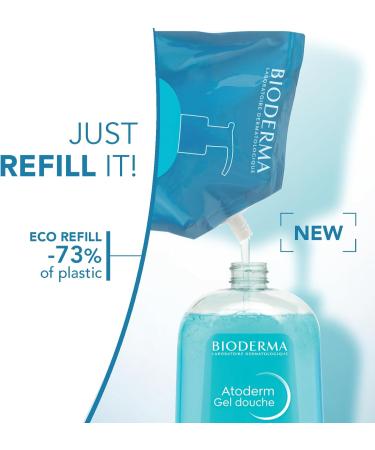 Bioderma Atoderm Eco-Refill Shower Gel 1 L - Buy Online on GoSupps.com