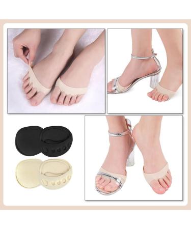 Buy COHEALI Forefoot Pad Cotton Toe Socks for Women - 2 Pairs | Comfortable & Portable International Shipping - Buy Online on GoSupps.com