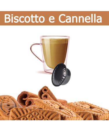  KICKKICK KICKKICK 10 Capsule Biscuit and Cinnamon Biscuit Compatible with Modo Mio - Bevanda Solution with Cialde - Buy Online on GoSupps.com