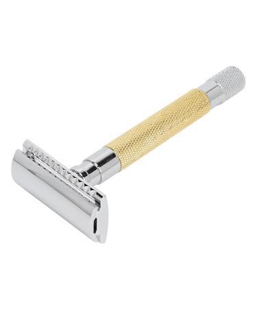 Buy Vintage Double-Sided Safety Razor for Men | Comfortable Metal Beard Cutter | Gold Bar Shaver - International Shipping Available - Buy Online on GoSupps.com