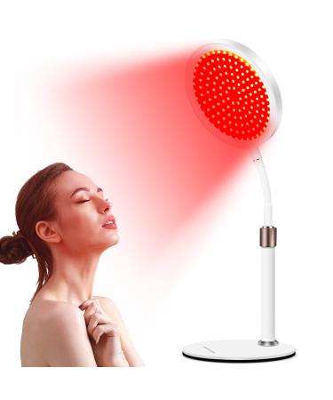 Shyineyou Red Light Therapy for Face, 660nm Red Light Therapy Lamp, Therapy Red Light with Base, LED Red Light Therapy Device for Face, Skin, Neck,Hands