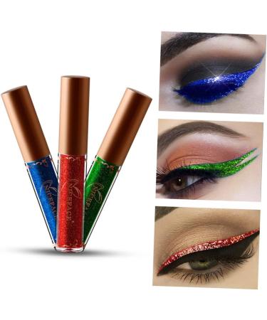 TOVINANNA 3pcs Women Shadow Cosmetic Liquid Eyeshadow Liquid Glitter Eyeliner Pearlescent Miss Metal - Buy Online on GoSupps.com