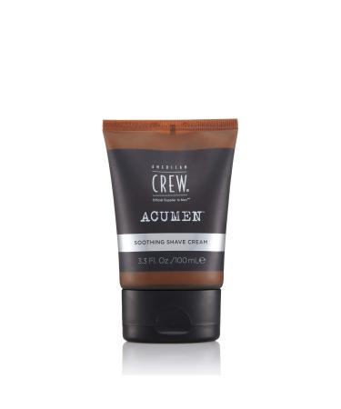 American Crew Shave Cream for Men Soothing Cream Formulated with Bisabolol for Smooth Fresh Skin 3.3 Fl Oz