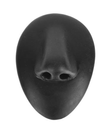 Fomiyes jewelry stand silicone practical nose articial balck degree soft salonase: flexible beauty puncture lifestyle organ practice teaching imitation artificial part jewelry acupuncture suture 8x5.5cm black