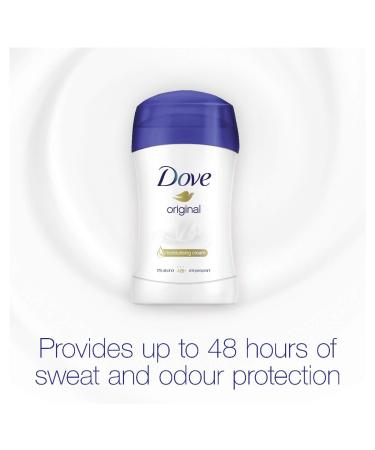Dove Original Scent Deodorant Stick Antiperspirant 6 Pack - 40g Each - Buy Online on GoSupps.com