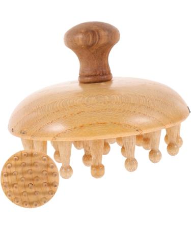 Beaupretty 5-Stage Wooden Massage Comb - Scalp & Hairbrush Tool for Full Body Circulation | Comfortable Beech & Bamboo Design - Buy Online on GoSupps.com