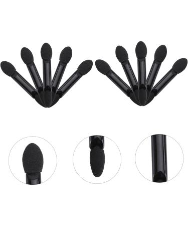 HAPINARY 10pcs Eye Shadow Sponge Applicator Paupi re Eyeshadow Sponge Applicator Face Eyeshadow Brush Black - Buy Online on GoSupps.com