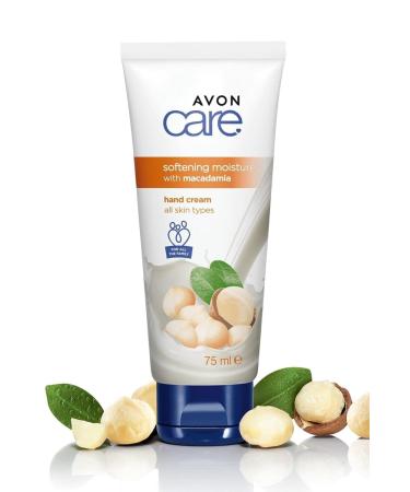 Avon Care Softening Moisture Hand Cream with Macadamia - 75ml | Nourishing Cream for Soft Hands | International Shipping Available - Buy Online on GoSupps.com