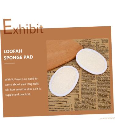 8 Pcs Natural Loofah Sponge Set Bath Towels Exfoliating Pads & Scrubber Mitt for Shower Eco-Friendly Cleaning Brush & Face Pads - Buy Online on GoSupps.com