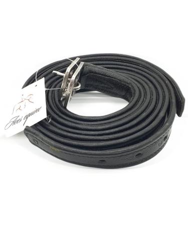 Aces Equine Stirrup Leathers Black for Horse Full Cob & Pony Sizes Cow Leather Softy (Cob) - Buy Online on GoSupps.com