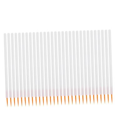 VINTORKY 100pcs Disposable Eyeliner Brush Eye Makeup Eyelash Mascara Tool Mini Tools Nylon White
