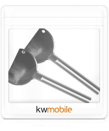 KWMobile Metal Tube Squeezer Press - Toothpaste & Cream Tube Presser Set (8.3x3.5cm) - Durable Silver Design for Easy Squeezing - Perfect for Lotion & Tinting Cream - Buy Online on GoSupps.com