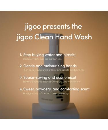 Jigoo Earth's Future 8oz Hand wash foaming bottle and 4 refills - Buy Online on GoSupps.com