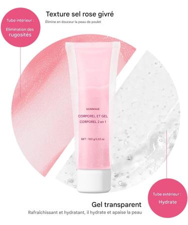 Body Scrub 100g Moisturizing and Nourishing Body Gel - Shower Scrub - Women's Spa Shower Care for Back Feet Hands and Knees - Buy Online on GoSupps.com