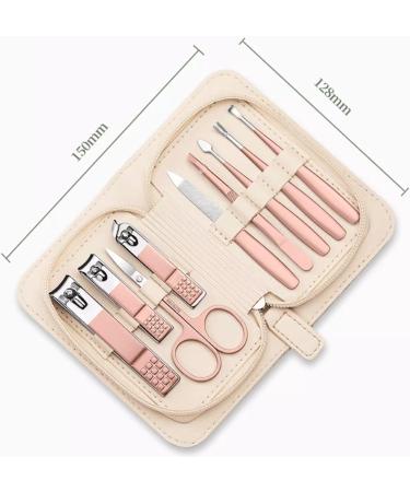 Manicure Set Tools Portable Nail Clippers Set Digging Ear Spoon Household Nail Clippers Set Box Ms Cute Trimming Oblique Mouth Pliers Manicure Tools Nail Clippers(Beige) - Buy Online on GoSupps.com