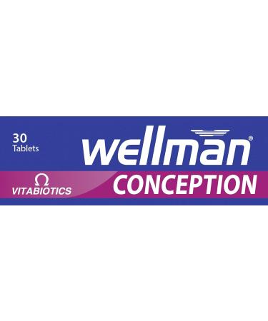 Wellman Conception Tablets 30 Capsules - Vitabiotics - 30 Servings - Buy Online on GoSupps.com