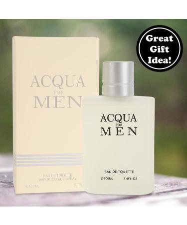 EBC PERFUME Acqua Spray Cologne - Eau De Toilette for Men - 3.4 fl.oz - Buy Online on GoSupps.com