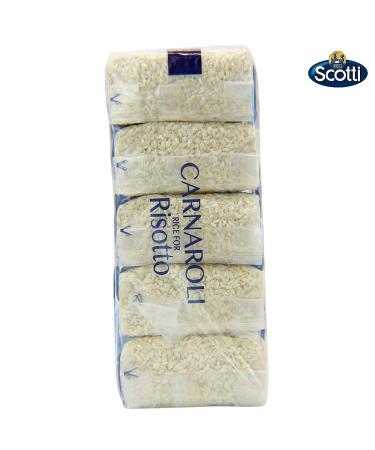 Carnaroli Rice for Risotto 11 lbs (5x1 kg) | Product of Italy | Chef Selection | Gluten Free Non-GMO | Vacuum Packed | Riso Scotti - Buy Online on GoSupps.com