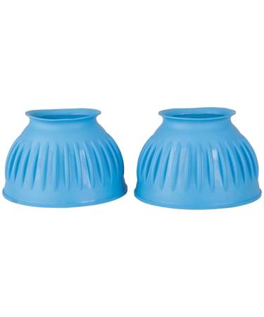 TdeT rubber hoof protectors closed sky blue L