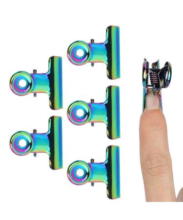 SONEW 5PCS Nail Bracket Clips - Stainless Steel C Curves Nail Clamping for Gel Nail Extensions | Multifunctional Nail Art Additives - Buy Online on GoSupps.com