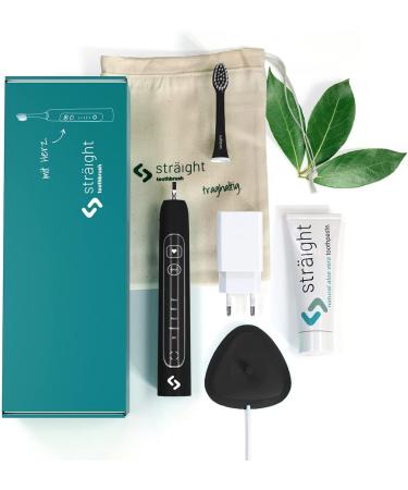 Buy Str ight Electric Toothbrush - Eco-Friendly 3 Colors 3 Brush Heads & 75ml Toothpaste - Long-Lasting Battery for International Shipping - Buy Online on GoSupps.com