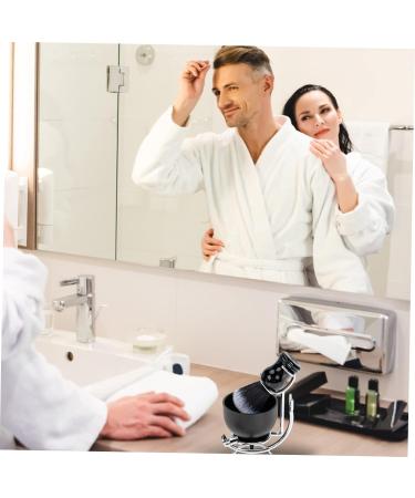 Minkissy Men's Razor Hair Care Kit | Modern Shaving Set & Beard Grooming Tools | Perfect Gift for Men - Zinc Alloy Cup & Razor Set - Buy Online on GoSupps.com