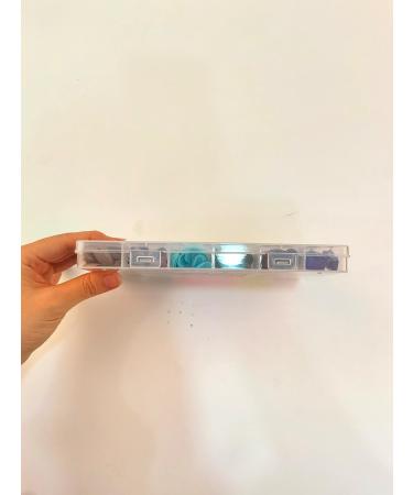 576 Count Colorful Short False Nails Round EBANKU | Full Cover Artificial Acrylic Tips for Women Girls | DIY Nail Art (24 Colors) - Buy Online on GoSupps.com
