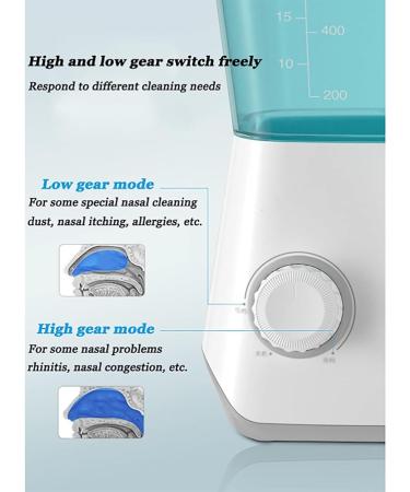 Electric Neti Pot - Pulsating Nasal Sinus Irrigation System for Allergy Relief & Nasal Rinse | International Shipping Available - Buy Online on GoSupps.com