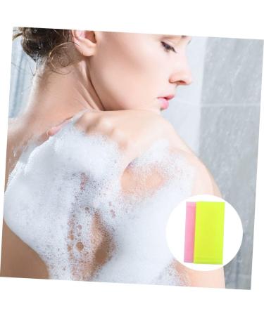 Healeved 8pcs Nylon Bath Towel Scrubber Set - Gentle Infant and Baby Body Exfoliating Sponge and Scrubber - Buy Online on GoSupps.com
