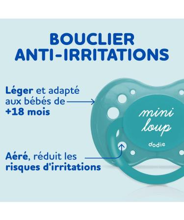 Dodie Anatomical Pacifiers for Boys - BPA Free Durable 6 Pack for 18 Months+ - Perfect for International Shipping - Buy Online on GoSupps.com