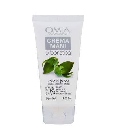 Omia herbal hand cream with jojoba oil intensive hand cream - ideal for very dry and rough skin gives elasticity and softness - dermatologically tested - 75 ml
