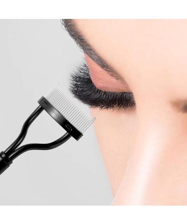WLLHYF Eyelash Comb Set - Metal Teeth Eyelash Separator Tool for Girls and Women - Buy Online on GoSupps.com
