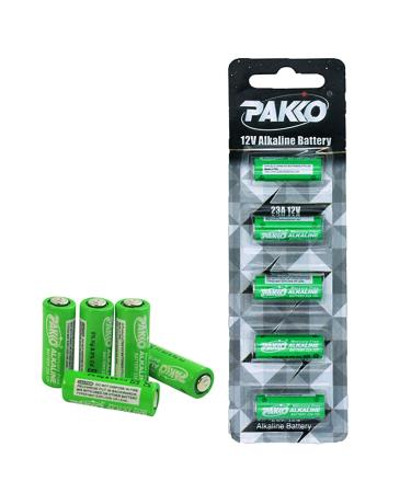 Kitstar PAKKO 23A 12V Battery Alkaline Doorbell Remote Control Anti-Theft Device 5 Count (Pack of 1)