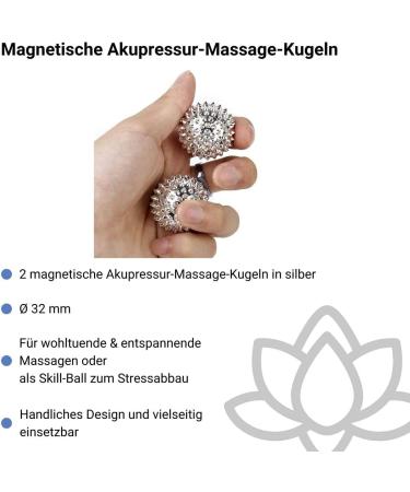 25 Finger Massage Rings & 2 Magnetic Acupressure Balls - Stress Relief & Sensory Therapy in 5 Colors - Buy Online on GoSupps.com