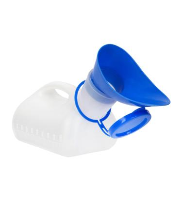 Urinal Spill Proof Portable Urinal for Women & Men Female Urinal with Lid Female Urination Device for Elderly Bedridden Patients in Bed
