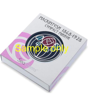 Sea Gems Celtic Glass Designs Compact Mirror - Mackintosh Two Roses Design (Red) - Buy Online on GoSupps.com