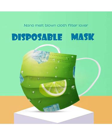 50PC Adults 3 Ply Disposable_Face_Mask Breathable Elastic Earloops for Men Women Daliy Use - Buy Online on GoSupps.com
