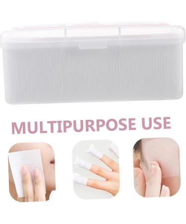 Housoutil 1000pcs Disposable Face Pads - Non Woven Makeup Gauze & Cleaning Cloth | Thicken Cotton Pads for Skincare & Makeup Accessories - Buy Online on GoSupps.com
